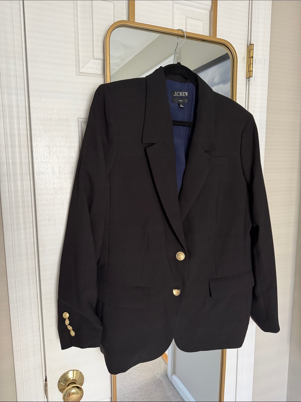 J.Crew black Willa blazer size 16.